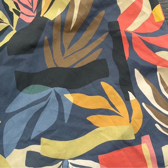 Howler bros Mansfield leaves bright colorful outdoor button front SS Shirt large - Picture 4 of 8